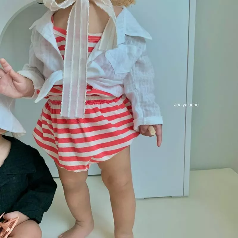 Jeaya & Mymi - Korean Baby Fashion - #babyboutiqueclothing - Bebe Marine Top Bottom Set - 10