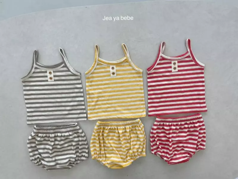 Jeaya & Mymi - Korean Baby Fashion - #babyclothing - Bebe Marine Top Bottom Set - 12