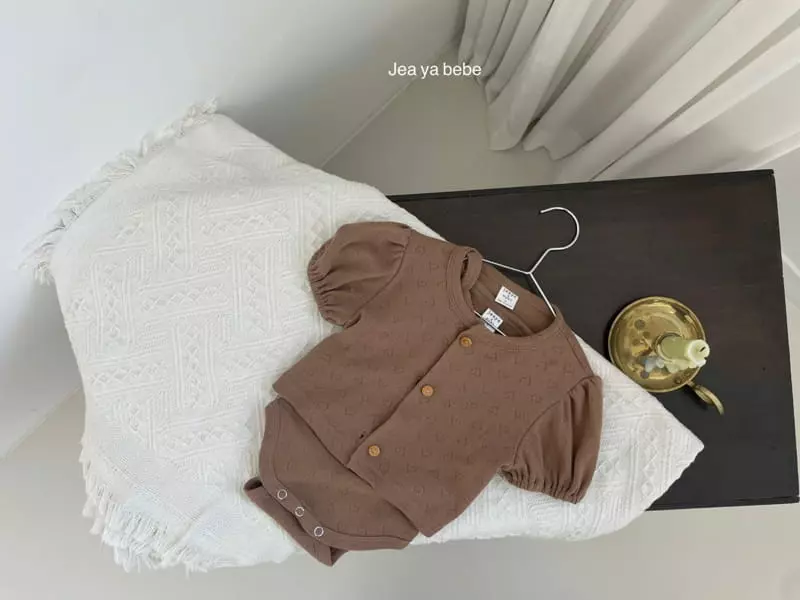 Jeaya & Mymi - Korean Baby Fashion - #babyoninstagram - Lovely Sleeveless Cardigan Set - 3
