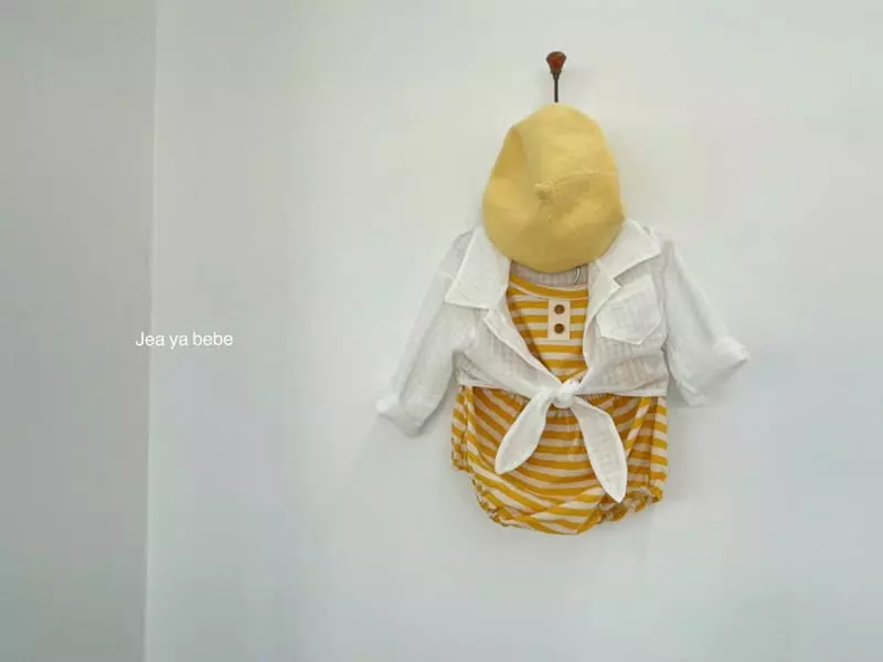 Jeaya & Mymi - Korean Baby Fashion - #babyootd - Bebe Marine Top Bottom Set - 4