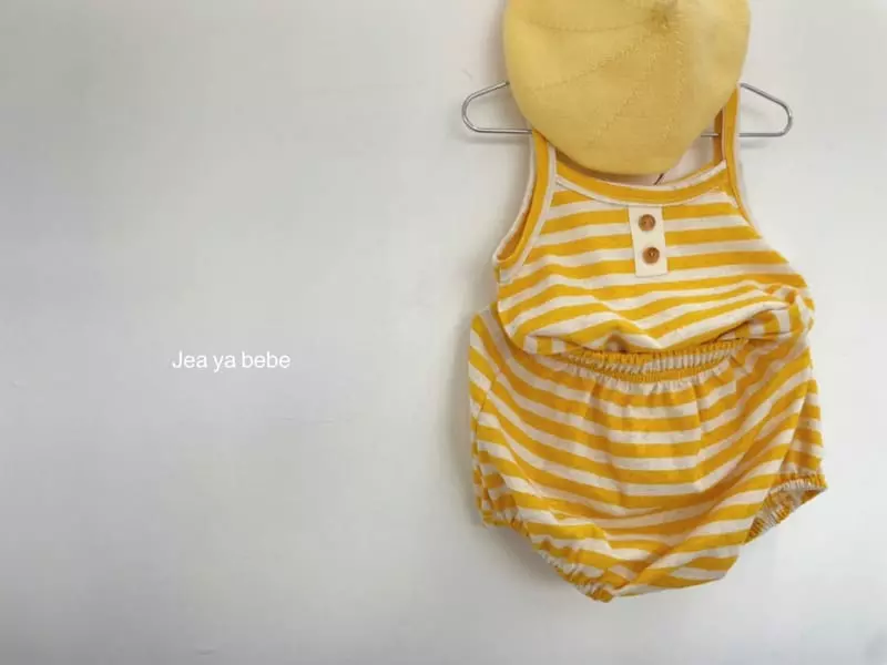 Jeaya & Mymi - Korean Baby Fashion - #babyoutfit - Bebe Marine Top Bottom Set - 5