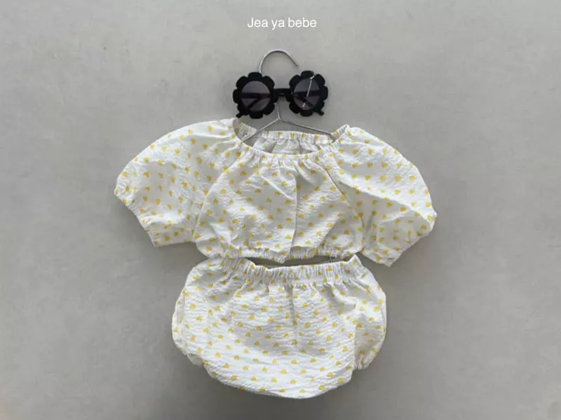 Jeaya & Mymi - Korean Baby Fashion - #babyoutfit - Bebe Lovely Top Bottom Set - 3