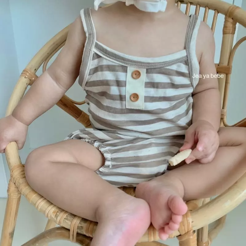Jeaya & Mymi - Korean Baby Fashion - #babyoutfit - Bebe Marine Top Bottom Set - 4