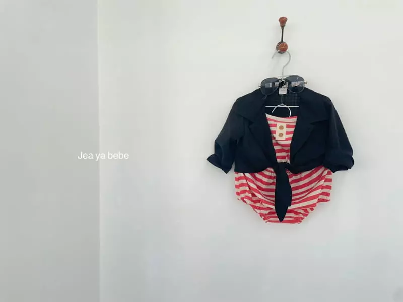 Jeaya & Mymi - Korean Baby Fashion - #onlinebabyboutique - Bebe Marine Top Bottom Set - 7