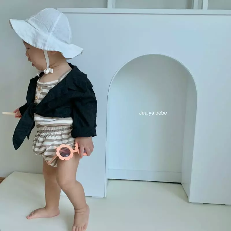 Jeaya & Mymi - Korean Baby Fashion - #onlinebabyboutique - Bebe Marine Top Bottom Set - 6