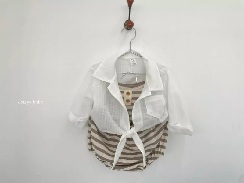 Jeaya & Mymi - Korean Baby Fashion - #smilingbaby - Bebe Marine Top Bottom Set - 9