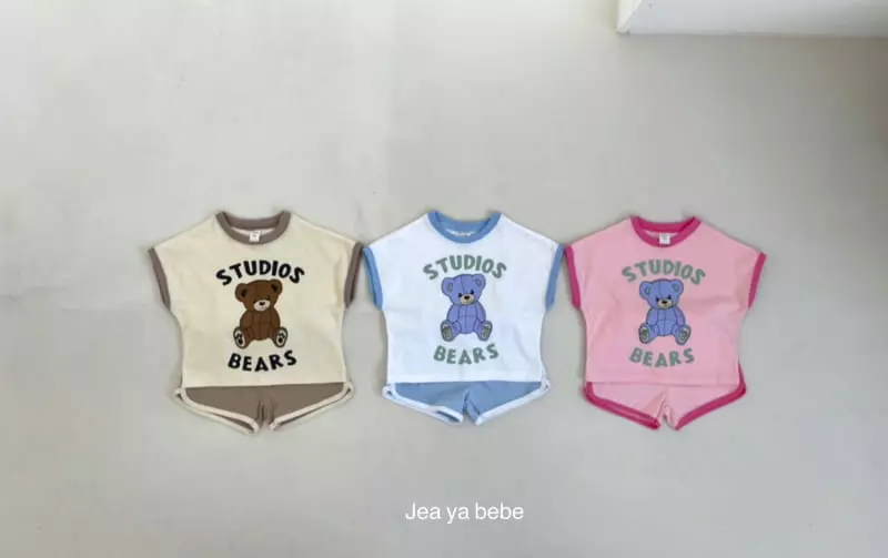 Jeaya & Mymi - Korean Children Fashion - #Kfashion4kids - Gomi Color Top Bottom Set - 9