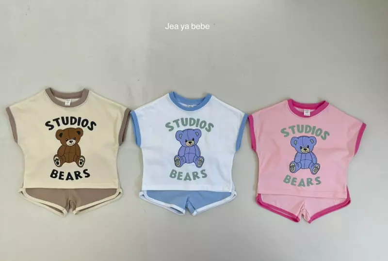 Jeaya & Mymi - Korean Children Fashion - #designkidswear - Gomi Color Top Bottom Set - 4