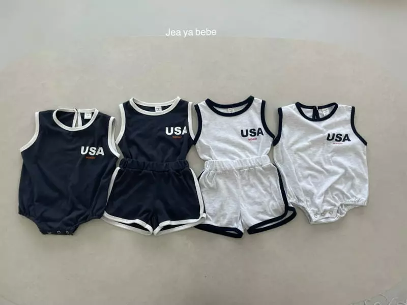 Jeaya & Mymi - Korean Children Fashion - #fashionkids - Monday Top Bottom Set - 4