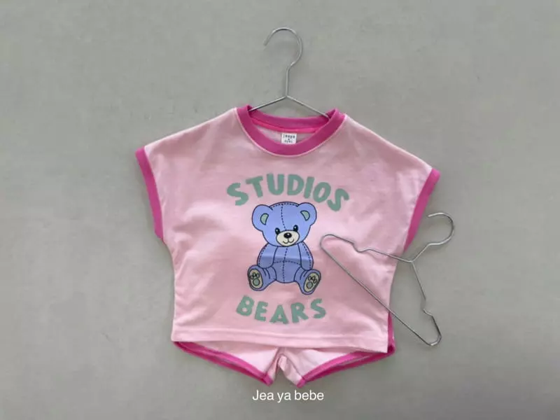 Jeaya & Mymi - Korean Children Fashion - #kidsstore - Gomi Color Top Bottom Set - 7