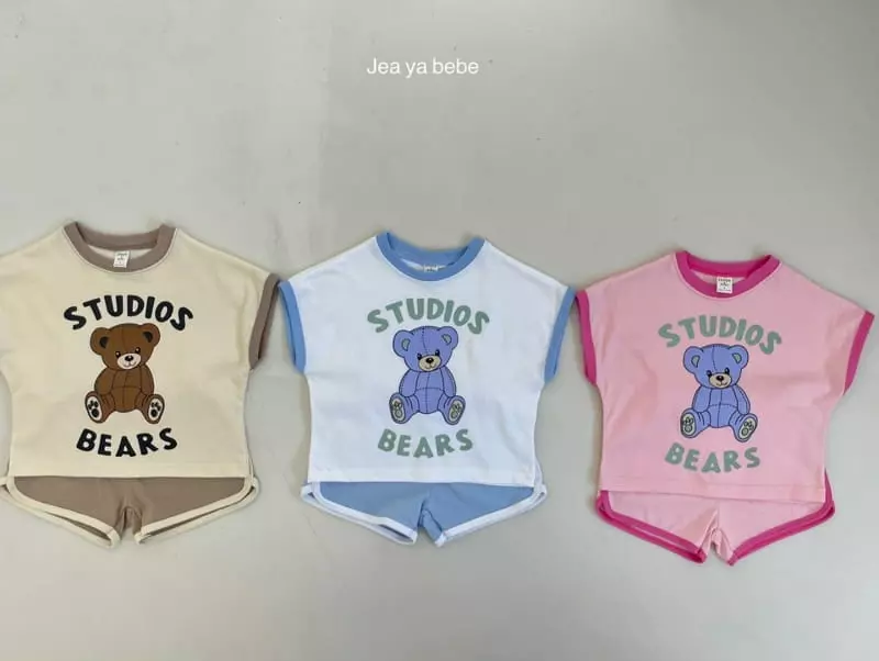 Jeaya & Mymi - Korean Children Fashion - #kidzfashiontrend - Gomi Color Top Bottom Set - 8