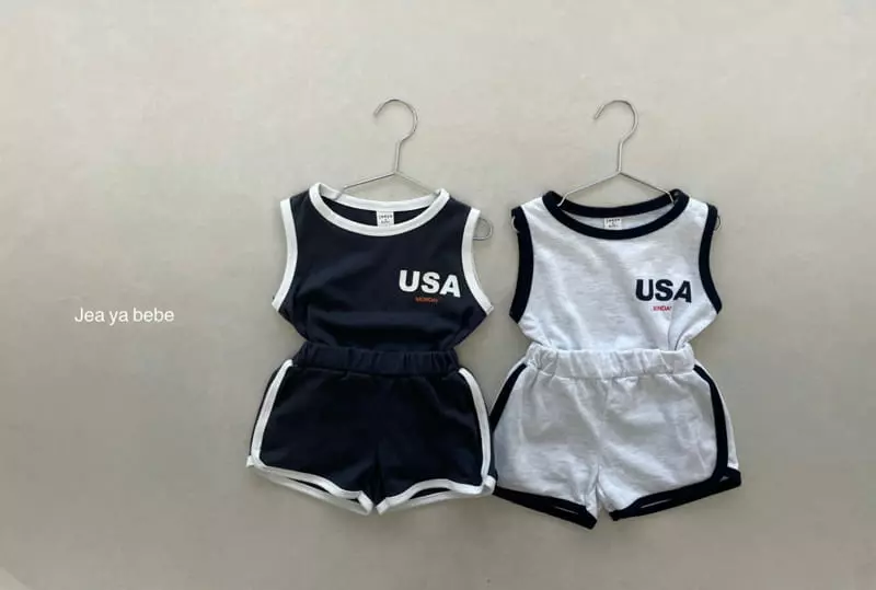 Jeaya & Mymi - Korean Children Fashion - #littlefashionista - Monday Top Bottom Set - 8