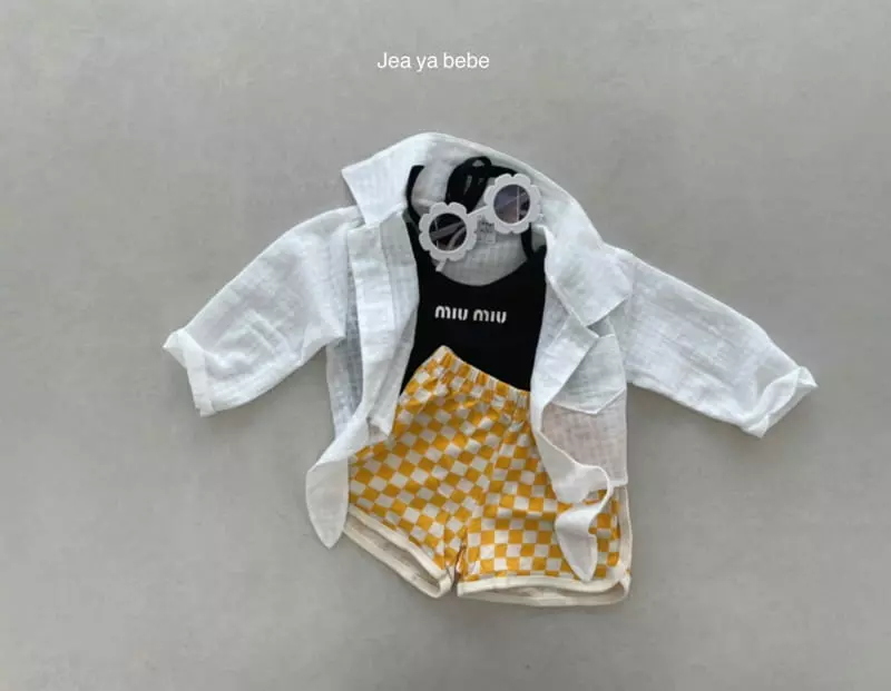 Jeaya & Mymi - Korean Children Fashion - #magicofchildhood - Chess Piping Shorts - 4