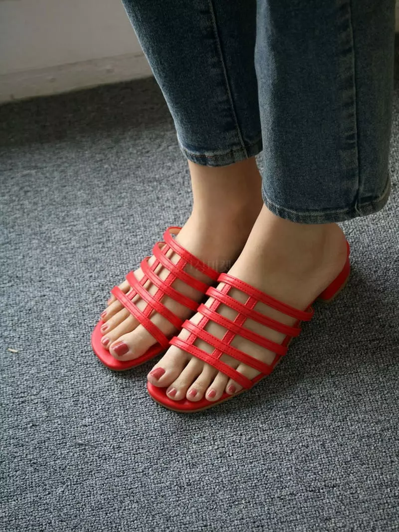 Jeijei - Korean Women Fashion - #womensfashion - 2235 Slippers Heel