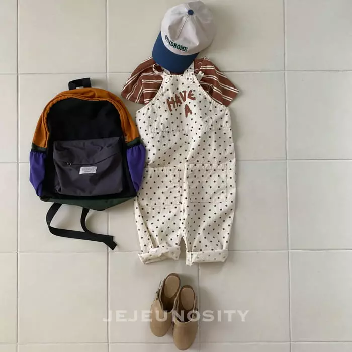 Jejeunosity - Korean Children Fashion - #Kfashion4kids - Moldiv Neck Tee - 3
