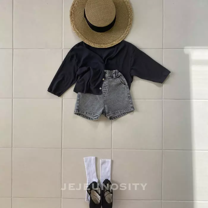 Jejeunosity - Korean Children Fashion - #stylishchildhood - Gran Denim Shorts - 4