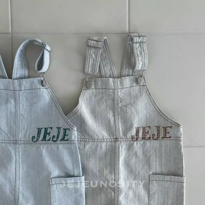 Jejeunosity - Korean Children Fashion - #childrensboutique - Ber Denim Overall