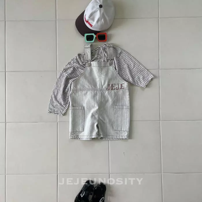 Jejeunosity - Korean Children Fashion - #designkidswear - Ber Denim Overall - 2
