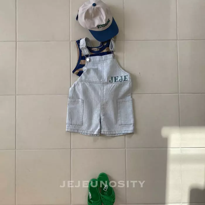 Jejeunosity - Korean Children Fashion - #discoveringself - Ber Denim Overall - 3
