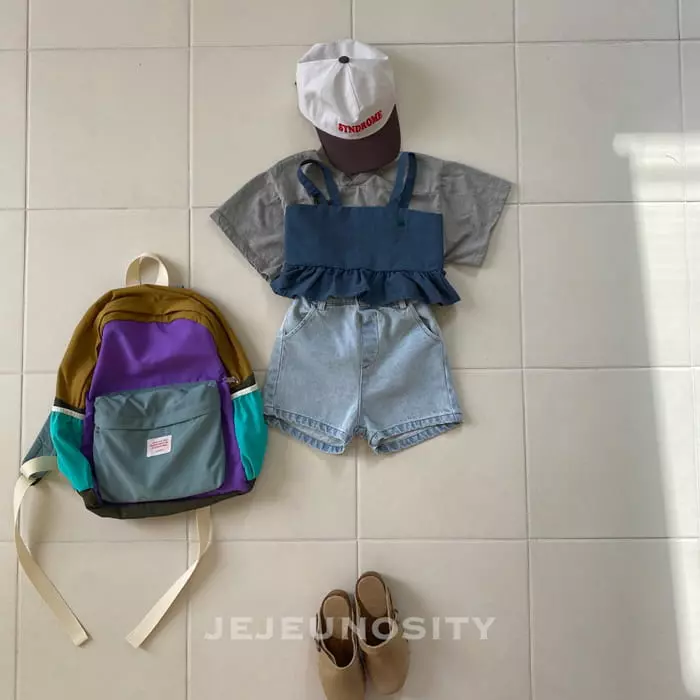 Jejeunosity - Korean Children Fashion - #kidsshorts - Safe Tee - 7
