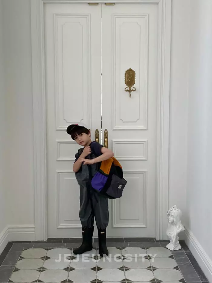 Jejeunosity - Korean Children Fashion - #littlefashionista - Dot Rain Overall - 10