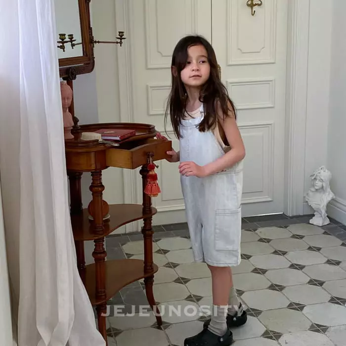 Jejeunosity - Korean Children Fashion - #prettylittlegirls - Ber Denim Overall - 12