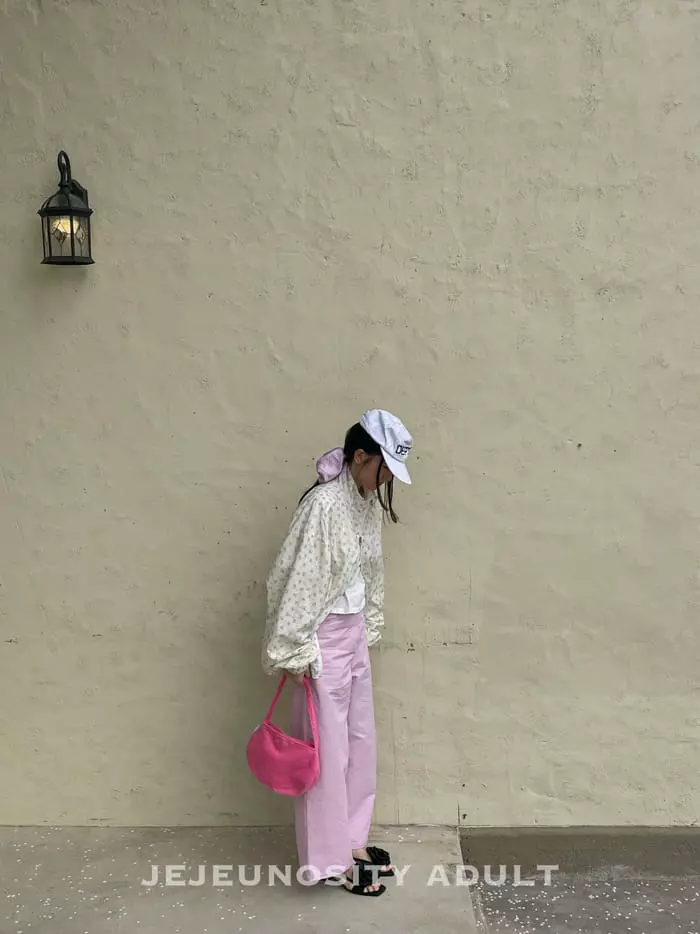 Jejeunosity - Korean Women Fashion - #momslook - Mom Flower Windbreak