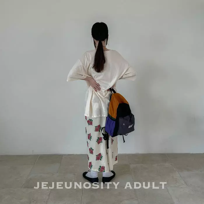 Jejeunosity - Korean Women Fashion - #momslook - Mom Mandarine Skirt - 3