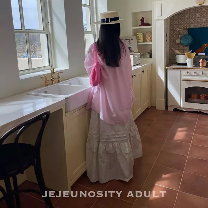 Jejeunosity - Korean Women Fashion - #pursuepretty - Mom Pink Shirt - 8