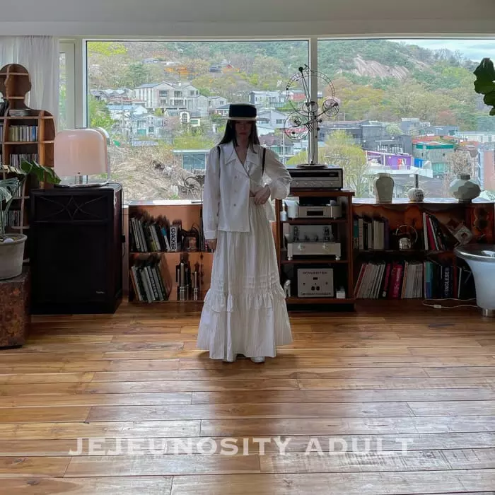 Jejeunosity - Korean Women Fashion - #restrostyle - Mom Clad Blouse - 5
