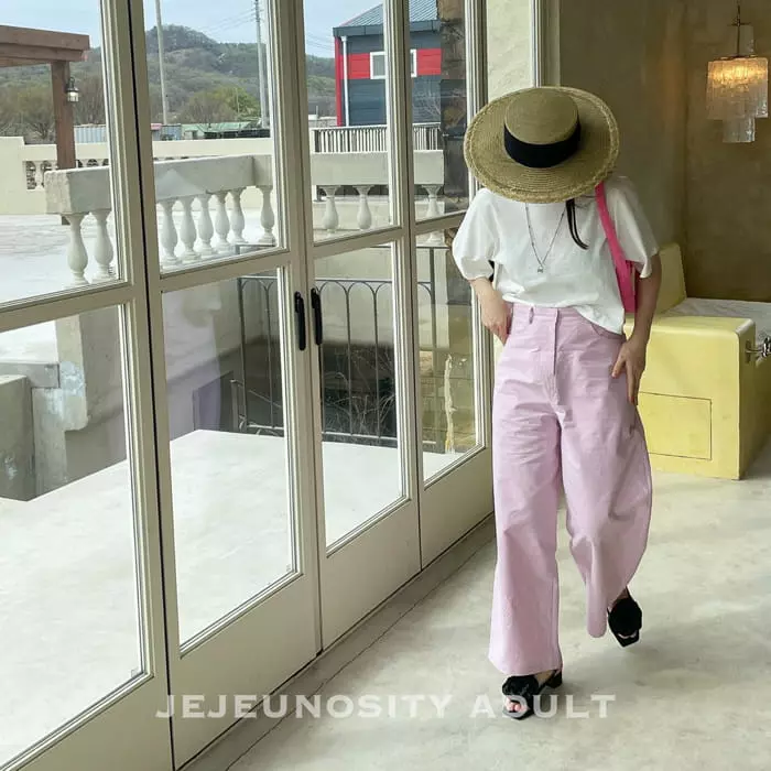 Jejeunosity - Korean Women Fashion - #thatsdarling - Mom Mesy Pants - 3