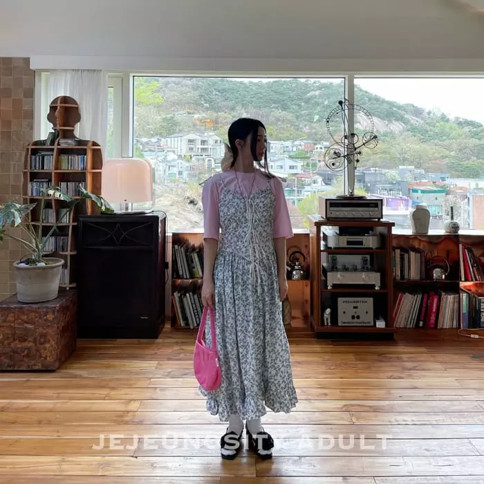 Jejeunosity - Korean Women Fashion - #vintageinspired - Mom Tiffani One-piece - 5