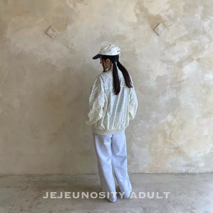 Jejeunosity - Korean Women Fashion - #vintagekidsstyle - Mom Flower Windbreak - 10