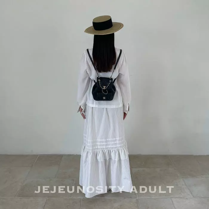 Jejeunosity - Korean Women Fashion - #vintagekidsstyle - Mom Clad Blouse - 3