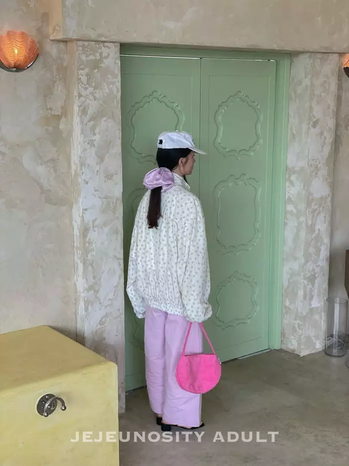 Jejeunosity - Korean Women Fashion - #momslook - Mom Flower Windbreak - 4