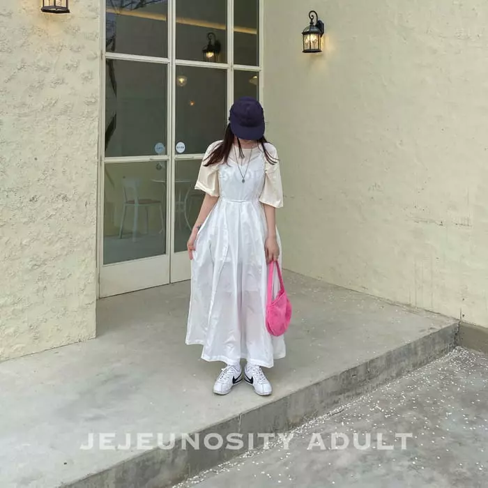 Jejeunosity - Korean Women Fashion - #womensfashion - Mom Wave One-piece - 3
