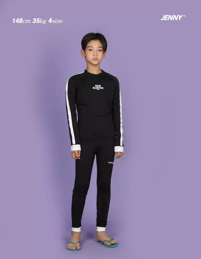 Jenny Basic - Korean Children Fashion - #childofig - Jenny Rashguard Leggings - 8