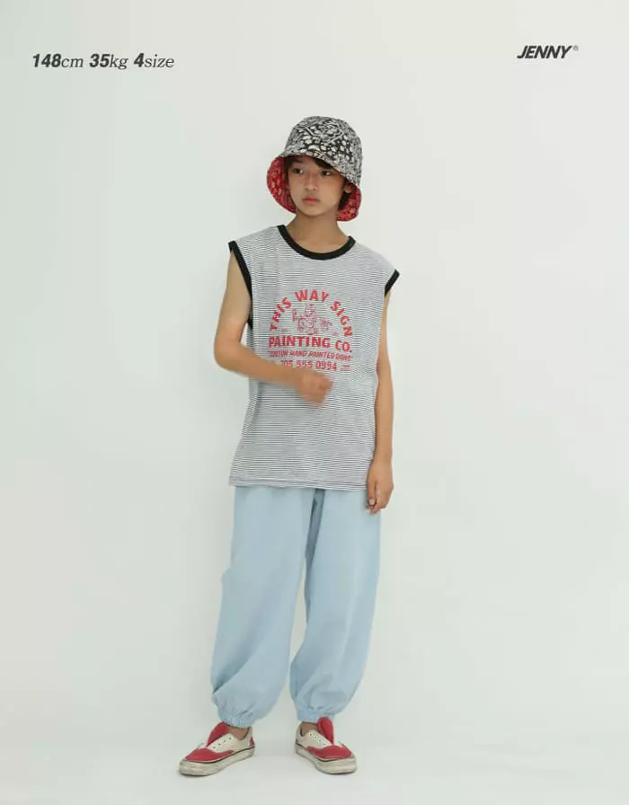 Jenny Basic - Korean Children Fashion - #childofig - Painting Sleeveless - 12