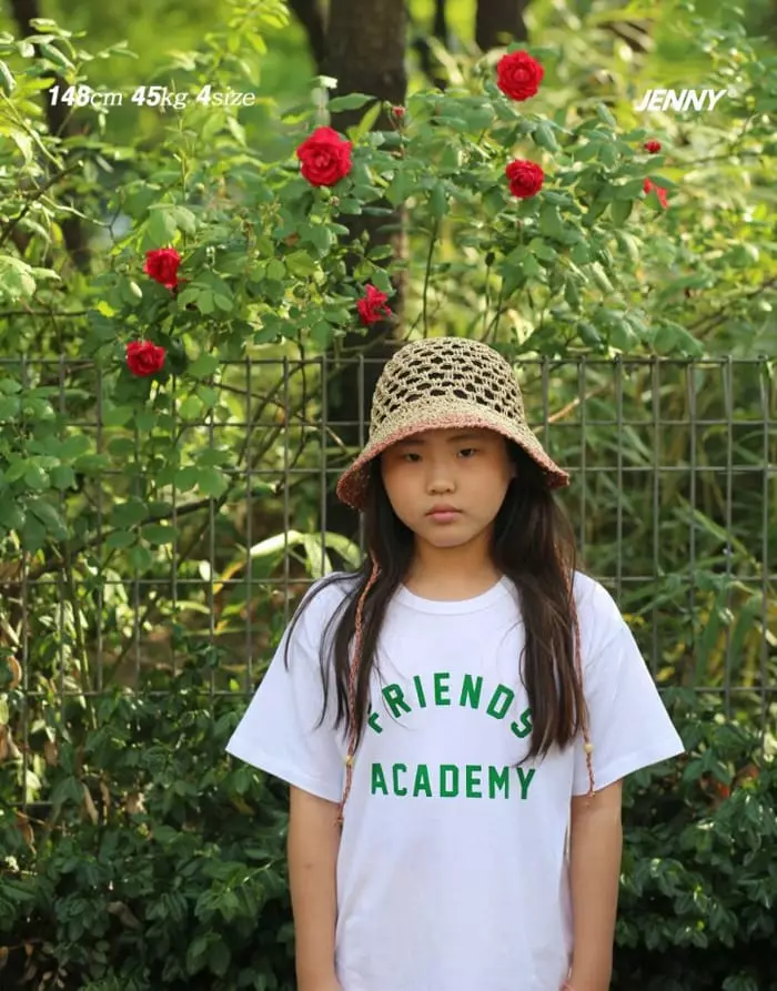 Jenny Basic - Korean Children Fashion - #kidsshorts - Friend Tee - 2