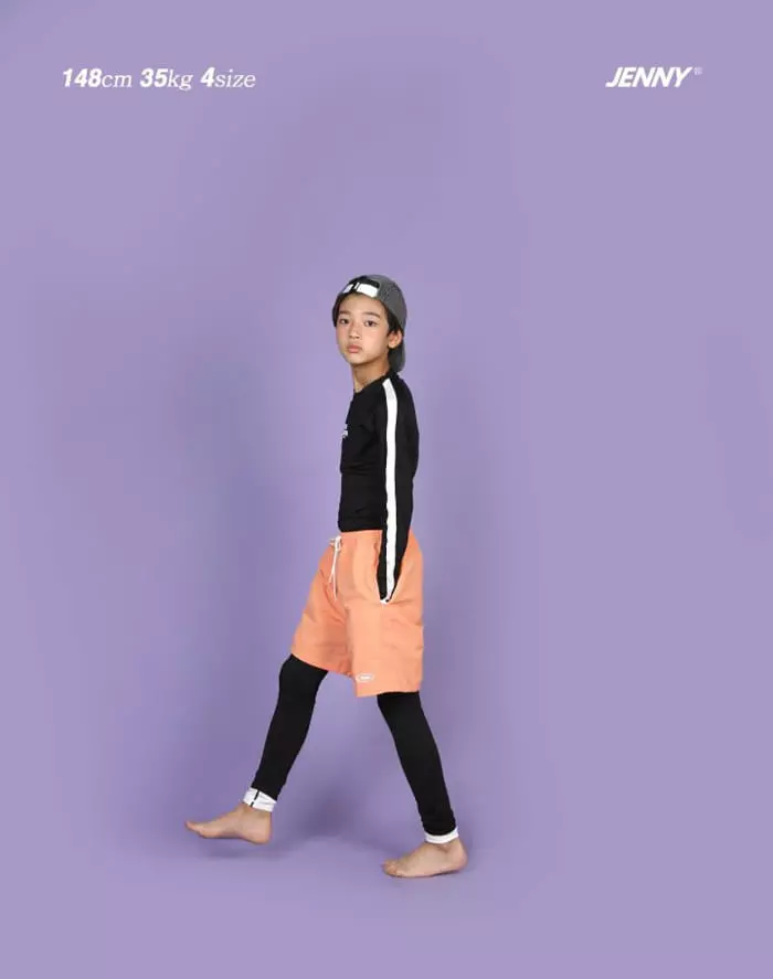 Jenny Basic - Korean Children Fashion - #littlefashionista - Jenny Rashguard Leggings
