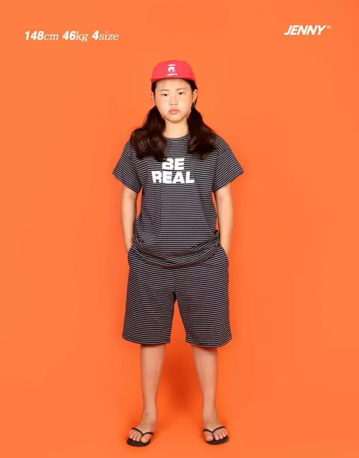 Jenny Basic - Korean Children Fashion - #minifashionista - Real Stripes Top Bottom Set - 8