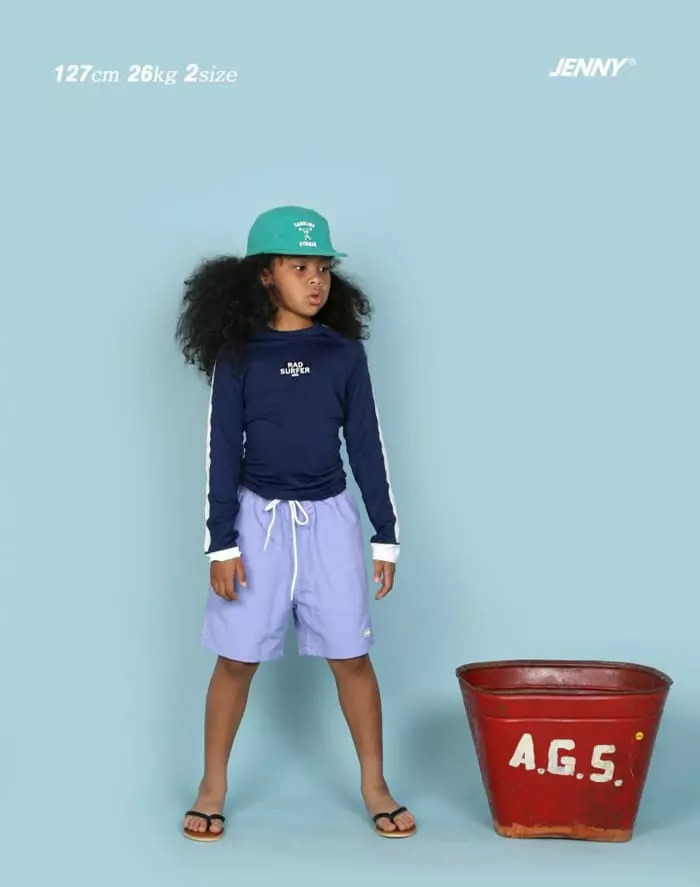 Jenny Basic - Korean Children Fashion - #stylishchildhood - Jenny Rashguard Top - 6