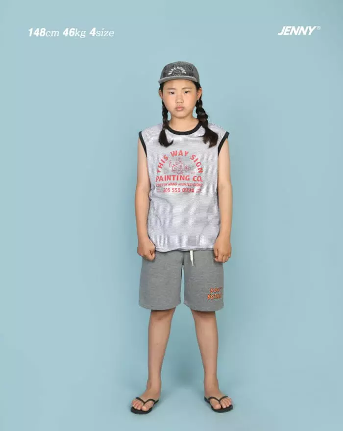 Jenny Basic - Korean Children Fashion - #toddlerclothing - Painting Sleeveless - 10