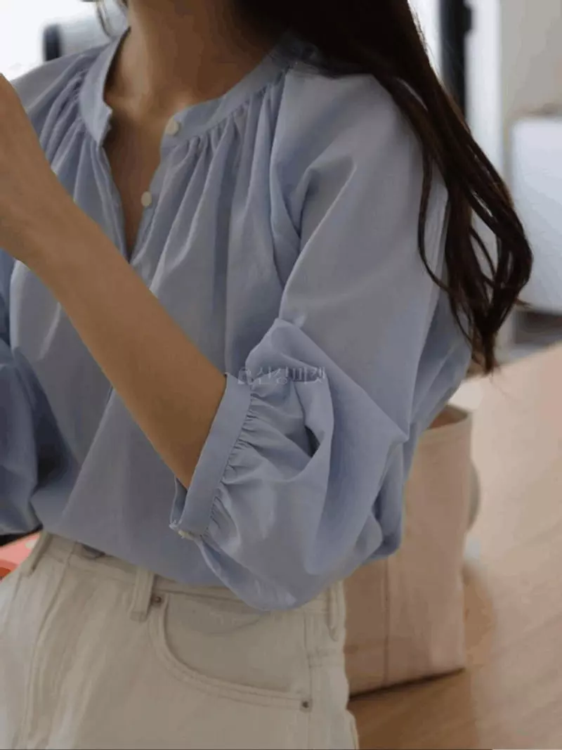 Jinsim - Korean Women Fashion - #momslook - Bring You Blouse - 3