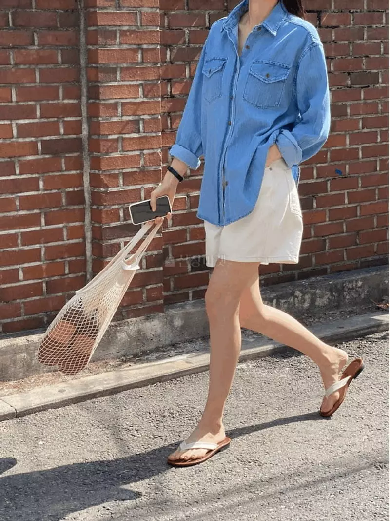 Jinsim - Korean Women Fashion - #womensfashion - Milk Shorts - 4