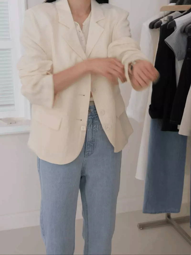 Jinsim - Korean Women Fashion - #momslook - Angtive Jacket  - 11