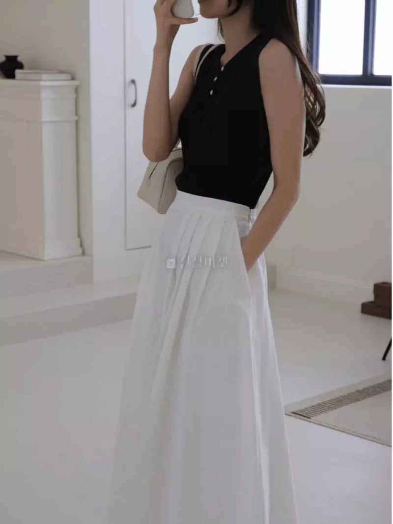 Jinsim - Korean Women Fashion - #momslook - Bookle Sleeveless - 3