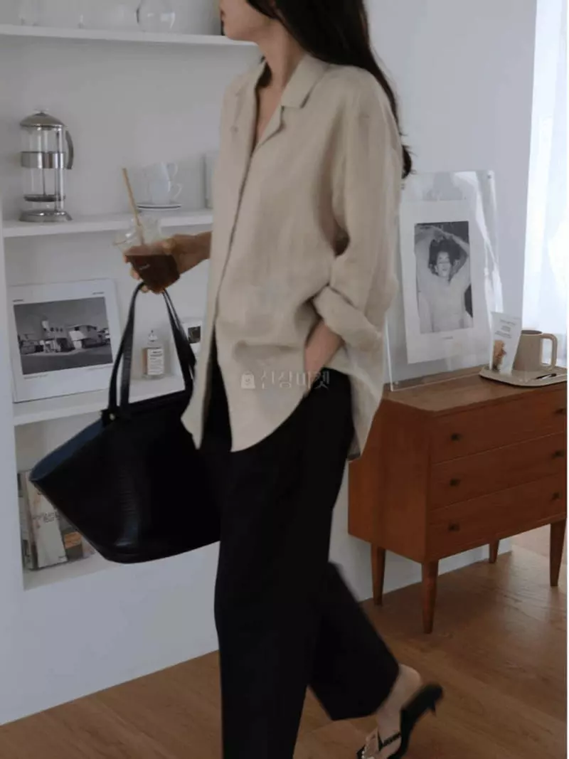 Jinsim - Korean Women Fashion - #momslook - Iris Shirt - 8