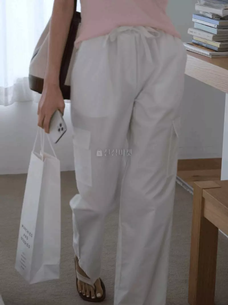 Jinsim - Korean Women Fashion - #momslook - Monaco Pocket Pants - 5