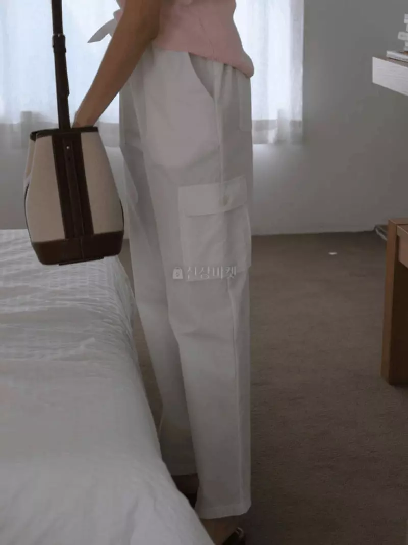 Jinsim - Korean Women Fashion - #momslook - Monaco Pocket Pants - 7